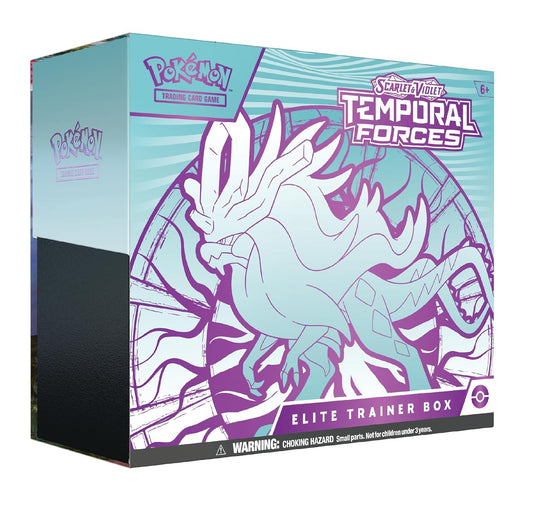 Pokemon TCG: Scarlet and Violet: Temporal Forces: Elite Trainer Box: Walking Wake