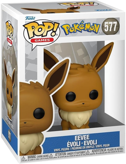 Funko Pop! Games: Pokemon - Eevee - Figura De Vinilo Coleccionable - Idea De Regalo - Mercancia Oficial - Juguetes Para Niños Y Adultos - Video Games Fans - Muñeco Para Coleccionistas Y Exposición