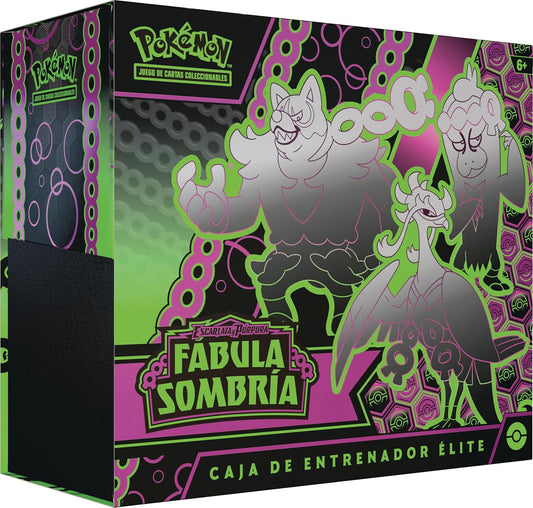 Pokémon: Caja De Entrenador Élite De Escarlata Y Púrpura-Fábula Sombría De JCC Pokémon