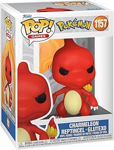 Funko Pop Games: Pokemon - Charmeleon - Figura De Vinilo Coleccionable - Idea De Regalo - Mercancía Oficial - Juguetes Para Niños Y Adultos - Figura Modelo Para Coleccionistas Y Exhibición