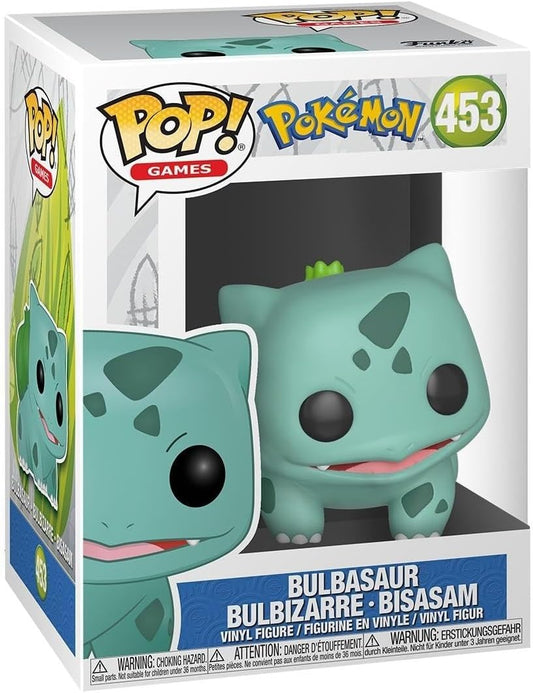 Funko POP! Games: Pokemon - Bulbasaur - Figuras Miniaturas Coleccionables Para Exhibición - Idea De Regalo - Mercancía Oficial - Juguetes Para Niños Y Adultos - Fans De Video Games