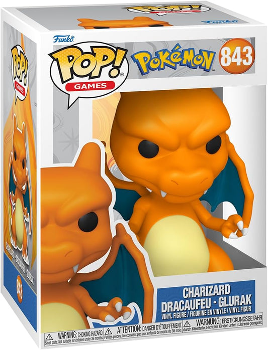 Funko POP! Games: Pokemon - Charizard - Figuras Miniaturas Coleccionables Para Exhibición - Idea De Regalo - Mercancía Oficial - Juguetes Para Niños Y Adultos - Fans De Video Games