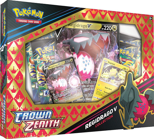 Pokemon Regidrago V Crown Zenith Collection - 4 Packs