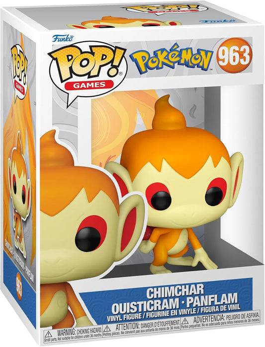 Funko Pop! Juegos: Pokemon - Chimchar - Figura De Vinilo Coleccionable - Juguetes Para Niños Y Adultos - Fans De Los Juegos - Figura Modelo Para Coleccionistas Y Expositores