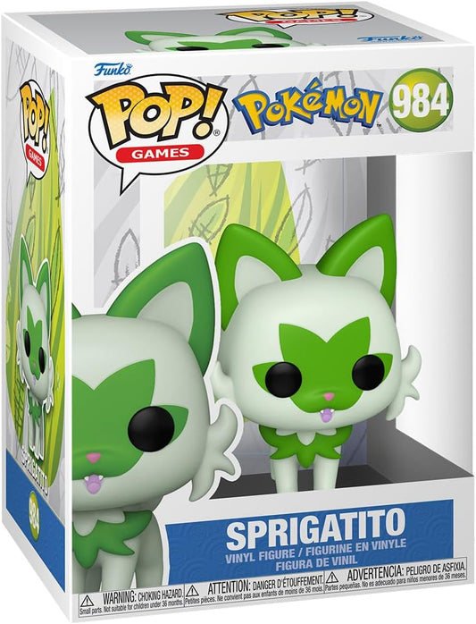 Funko Pop! Games: Pokemon - Sprigatito - Figura De Vinilo Coleccionable - Idea De Regalo- Mercancia Oficial - Juguetes Para Niños Y Adultos - Video Games Fans - Muñeco Para Coleccionistas