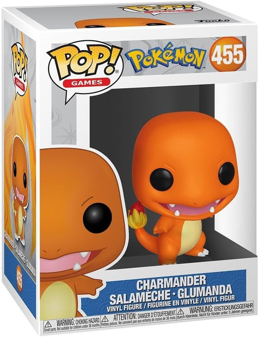 Funko Pop! Games: Pokemon - Charmander - Figura De Vinilo Coleccionable - Idea De Regalo - Mercancia Oficial - Juguetes Para Niños Y Adultos - Video Games Fans - Muñeco Para Coleccionistas